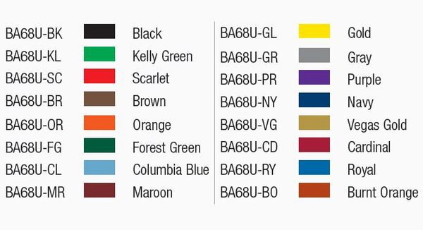 16 Padding Color Options