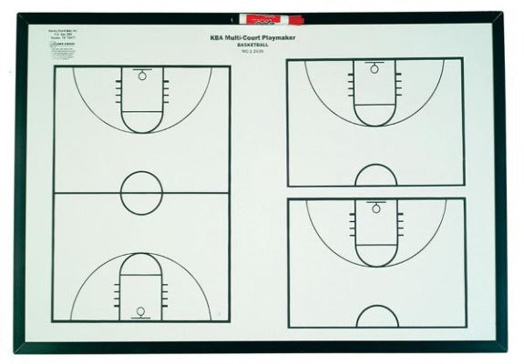 KBA 36x24 Multi-Court Playmaker Whiteboard