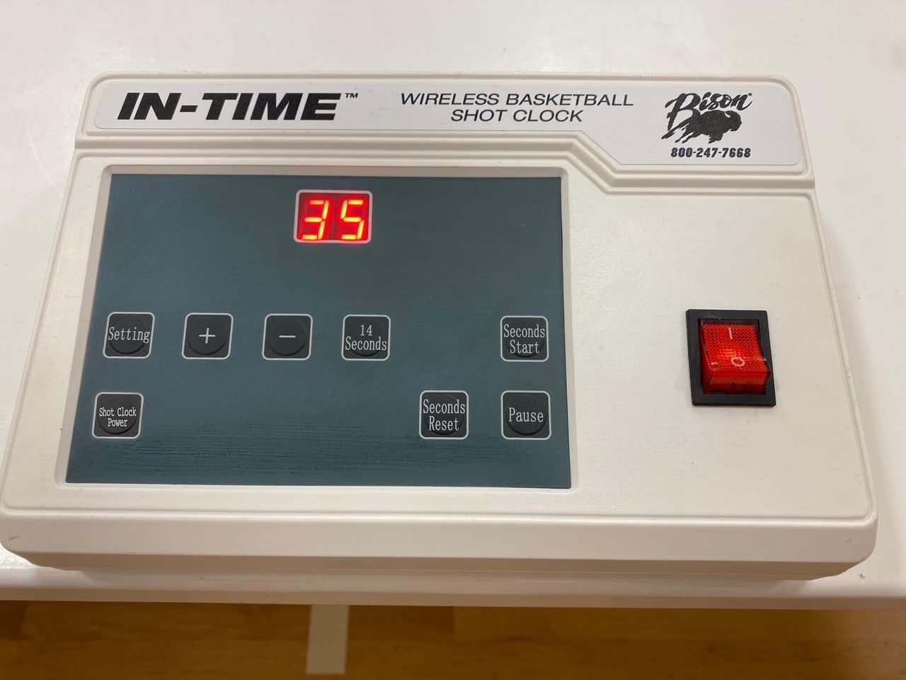 First Shot Clock In-Time Wireless Shot Clock System - Basketball Products International
